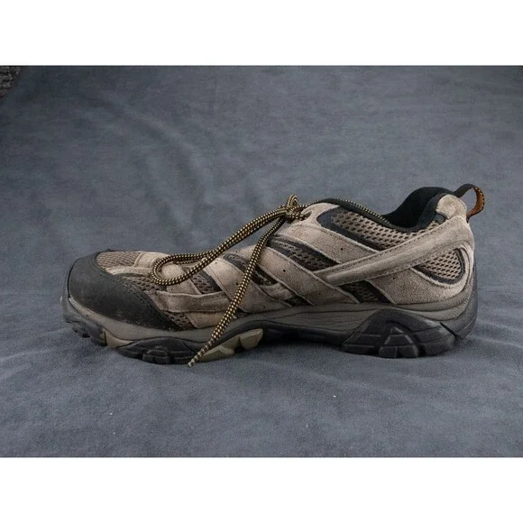 Merrell Hiking Shoes Mens 10.5 Wide Brown Moab 3 Suede Mesh Upper Gorpcore Trail - Picture 9 of 11